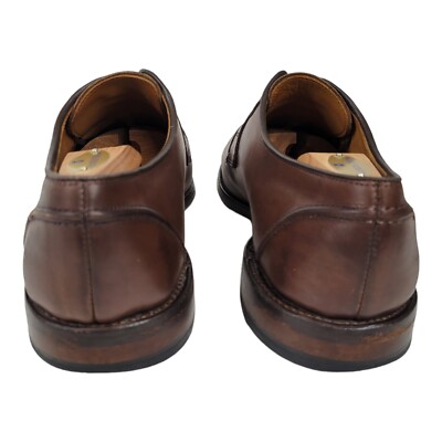Men’s Allen Edmonds, Hancock, brown leather dress shoes, size 9 Allen Edmonds Hancock Brown Leather Lace Up Split Toe Dress  main image 4