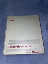GSP GERBER SCIENTIFIC Gerber Scanner ll USER'S & Reference MANUAL 1988