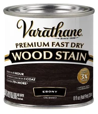 Varathane Half Pint Ebony Fast Dry Wood Stain for Interior Wood Projects 70 S...