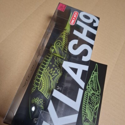 DRT KLASH 9 Low Floating 9in 4oz Day of the Bitez(Black) SwimBait