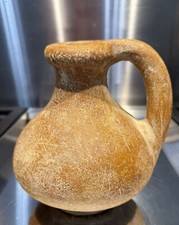 vtg mexican stoneware Pottery Pitcher/vase 