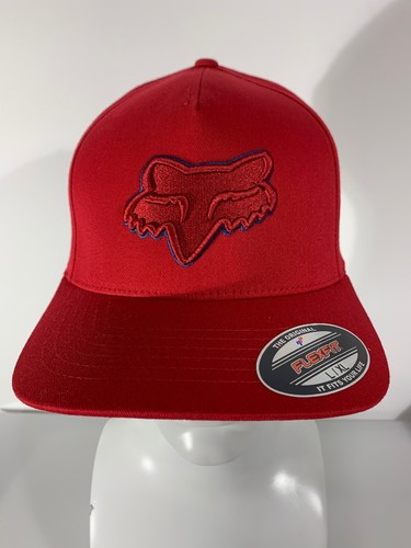 Fox Epicycle Flexfit Hat L/XL Red NWT 