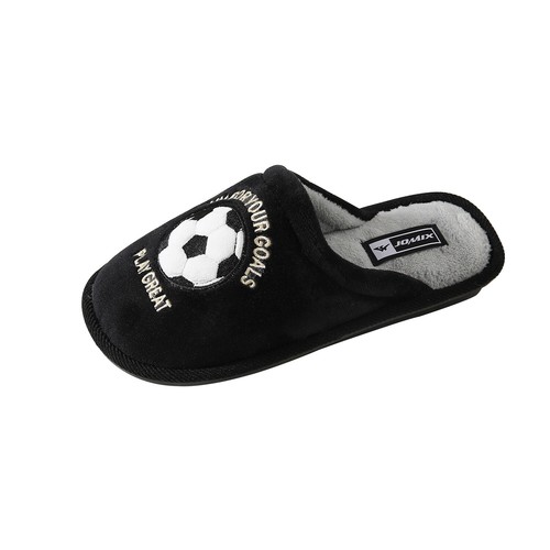 Pantofole Uomo Invernali Ciabatte Morbide Calde Peluche Casa Jomix - NERO |  eBay