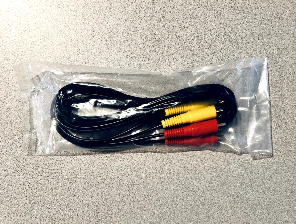 NEW SEALED Original NES Nintendo AV Cable Audio Video Composite OEM PN 208 6 Rib - Image 4 of 4