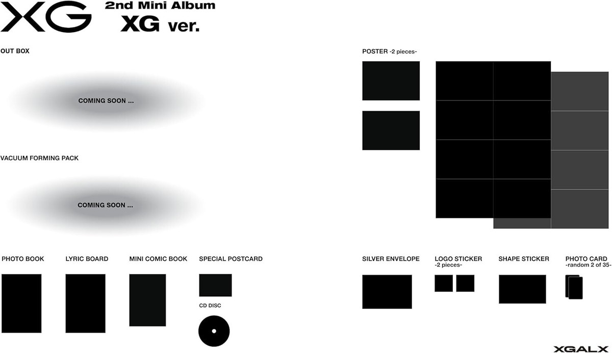 XG AWE First Limited Edition XG ver. CD + Limited TRADING XG AWE First Limited Edition XG ver. CD + Limited TRADING