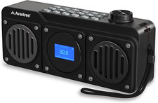 Boombyte - Portable Digital FM Radio with Bluetooth Speaker, Superb Sound, Metal