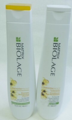 MATRIX BIOLAGE SMOOTHPROOF SHAMPOO & CONDITIONER 13.5 oz 