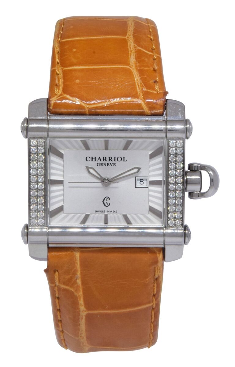Charriol Actor Steel Diamond Bezel Ladies 33mm Quartz Watch Charriol Actor Steel Diamond Bezel Ladies 33mm Quartz Watch