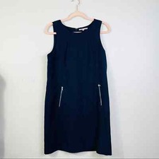 GAP Navy Blue Sleeveless Sheath Dress Size Small Tall