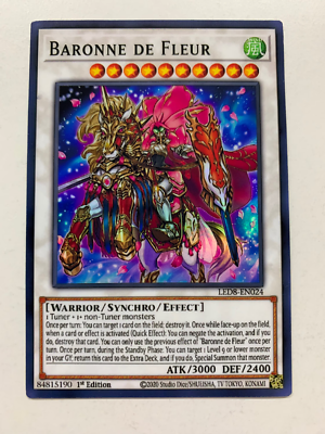 Thẻ Bài Yugioh Chính Hãng | Baronne De Fleur | RA01 Super Rare | Việt Nam