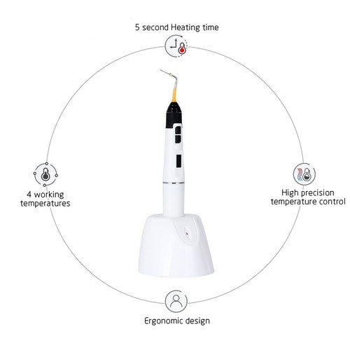 Dental Endo Obturation System Heated Dental Filling System Obturation Gun Pen