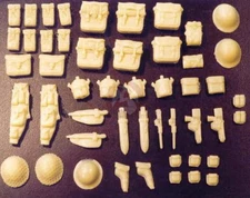 Resicast 1/35 British Infantry Equipment WWII (Bags, Machettes, etc.) 355528