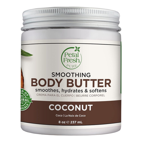Petal Fresh Pure Smoothing Coconut Body Butter, Organic Argan Oil, Shea Butter, - Picture 11 of 12