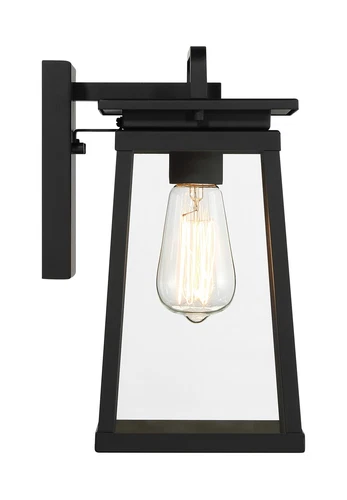Minka Lavery Isla Vista 1 Light Outdoor Wall Mount, Coal - Picture 4 of 4
