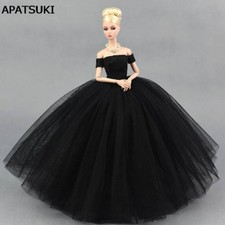 Black Little Dress Wedding Dress for 11.5" Doll Dresses Clothes for 1/6 Doll Toy