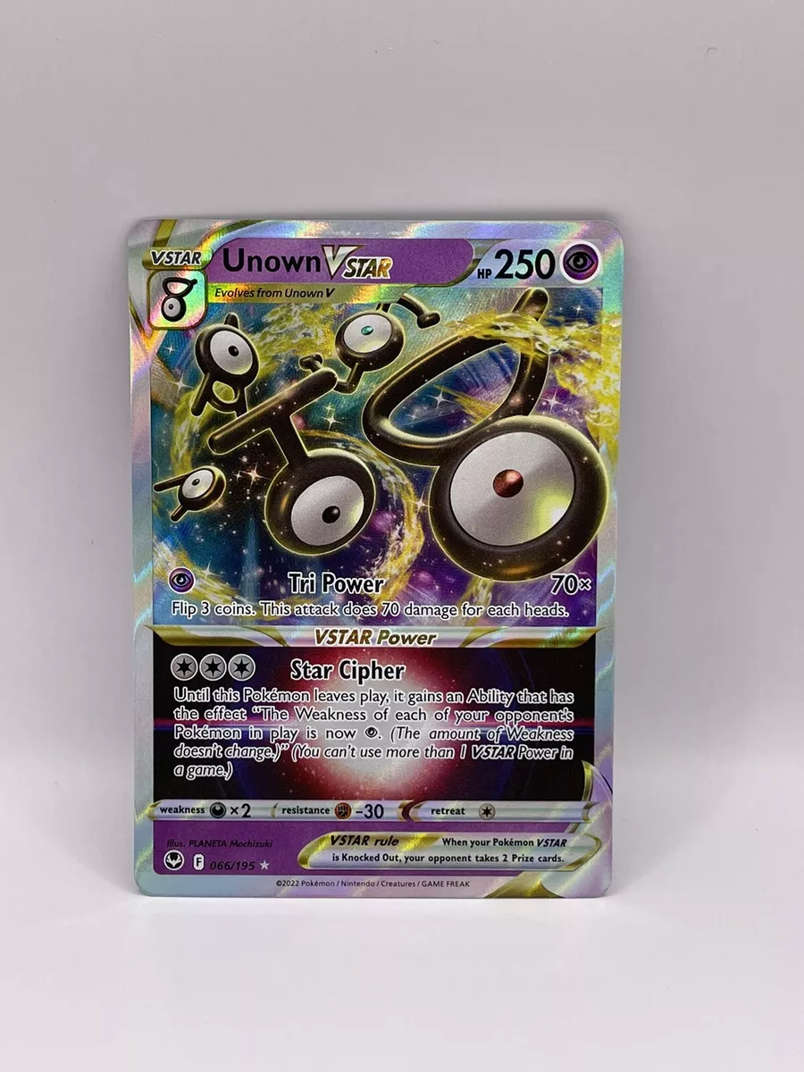 Unown VSTAR - Silver Tempest Pokémon card