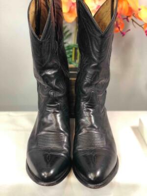 TONY LAMA Black Leather Western Cowboy Boots 2993 Men\'s 10  Rodeo s-l400.jpg main image 3