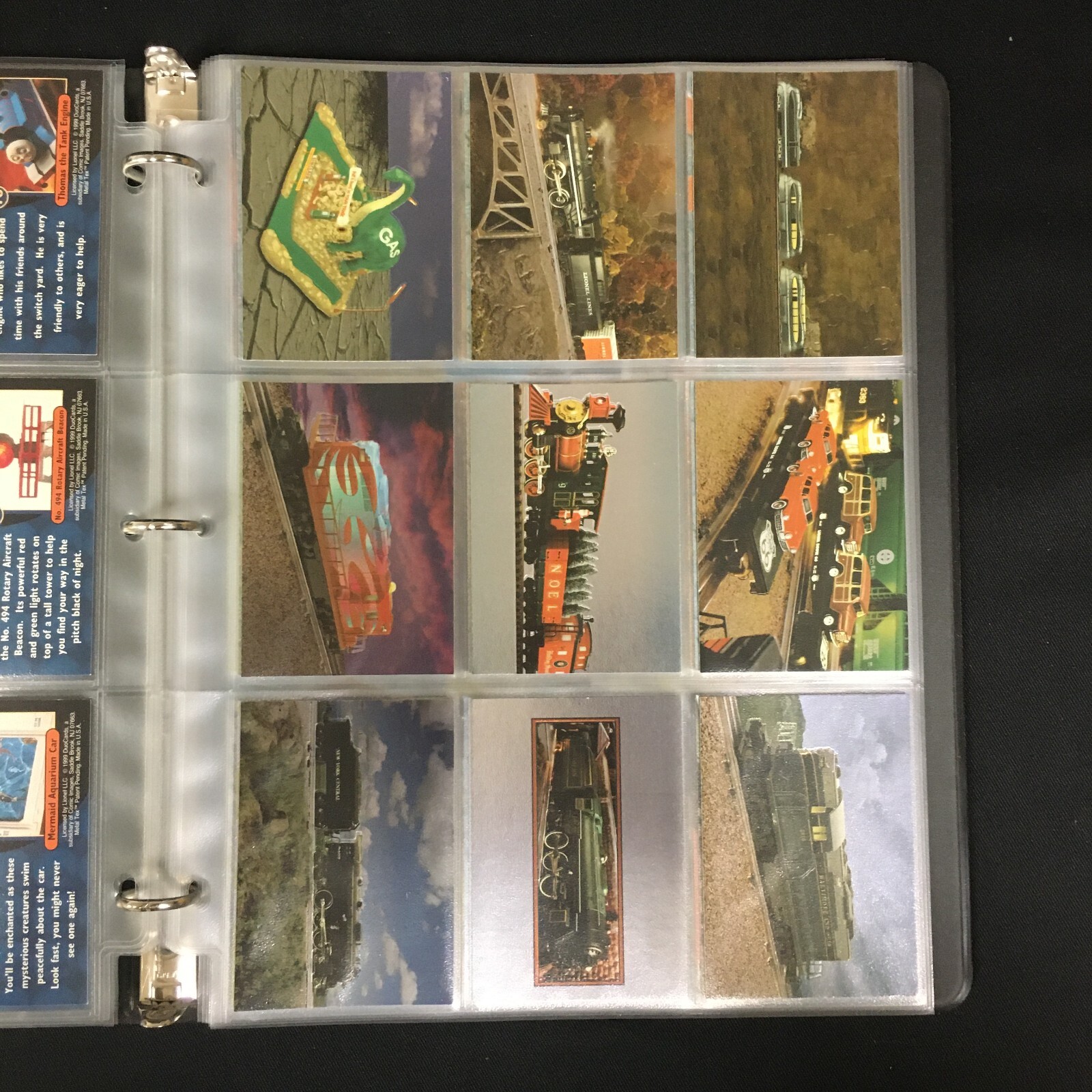 1999 DuoCards Legendary Lionel Trains Collectors Cards 72/72 Branded Folder - Picture 7 of 12