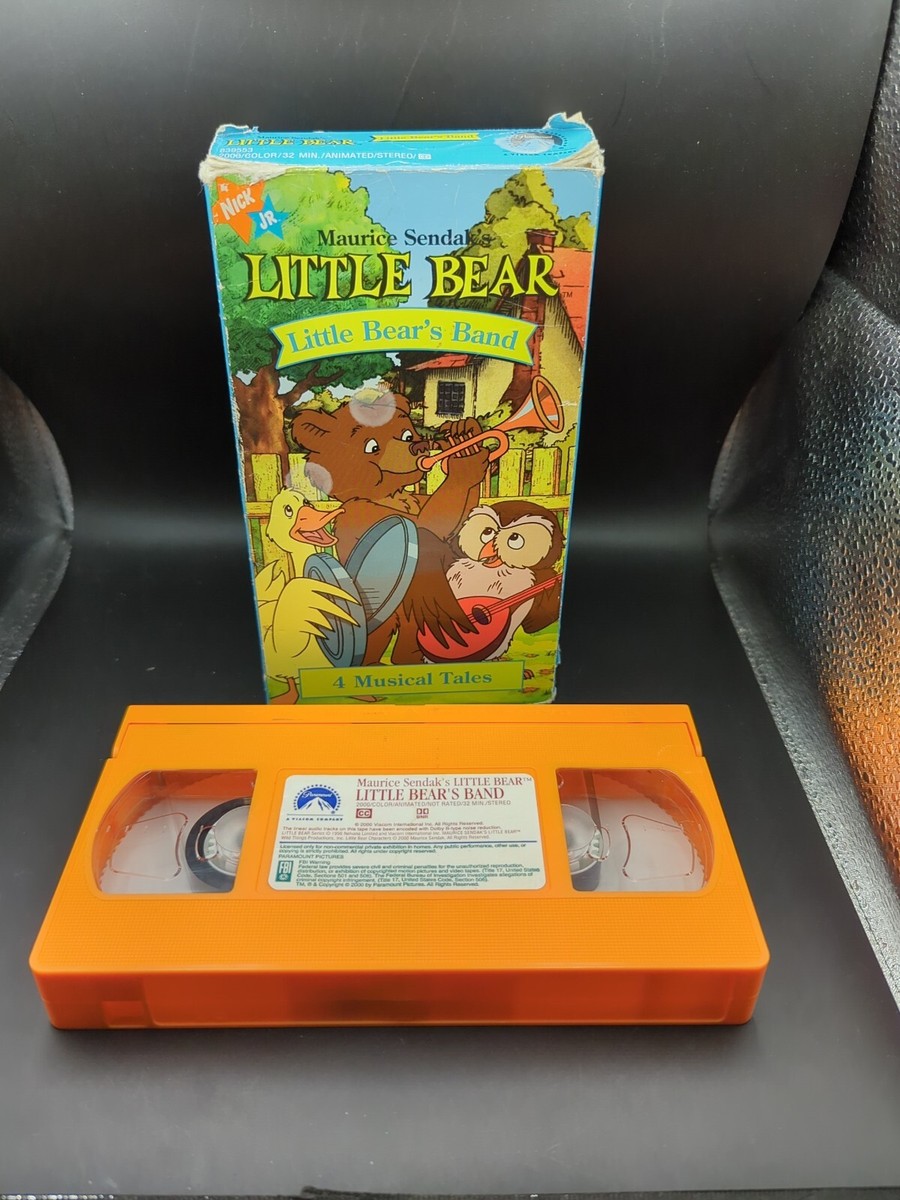 Little Bear Little Bears Band Orange VHS 2000 Maurice Sendak Nick