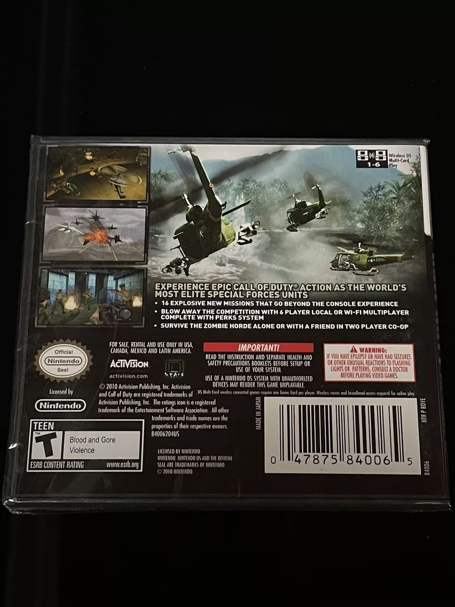 Call of hotsell duty ds games