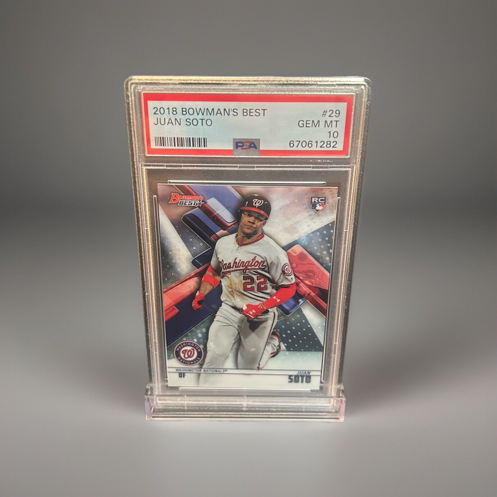 2018 Bowman's Best #29 Juan Soto RC Rookie PSA 10