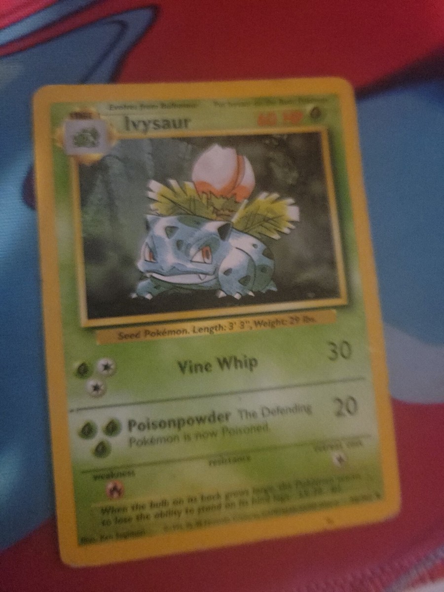 ivysaur pokemon card price Pokémon TCG Ivysaur Base Set 30/102 Regular 1st Edition Uncommon