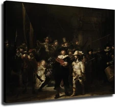 The Night’s Watch, by Rembrandt - the Night Watch Print - Famous Oil Paintings
