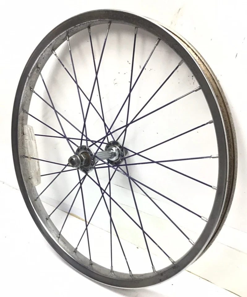 20 Zoll Fahrrad Vorderrad Chrom Rad Vintage Muscle BMX Bike #C52