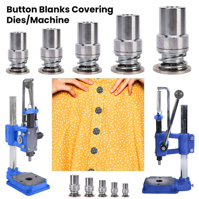 Runde Knopfmacher Stanze Form Stoff bedeckt Knopf Herstellung Maschine Kleidung Dekor