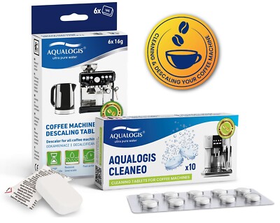 Descaling / Cleaning Tablets for Krups F054, XS3000 Philips CA6700 Bosch TZ80002