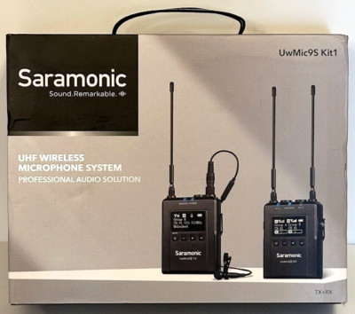 Saramonic UwMic9S Kit1   UHF Wireless Microphone System   Factory Sealed