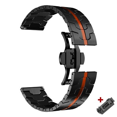 20mm 22mm Titanium Color Strap For Huawei Watch for Samsung Galaxy Steel Band