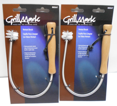 Lot of 2 Grill Mark Venturi Cleaning Brushes 8005647 Cleans Gas Burner Tubes