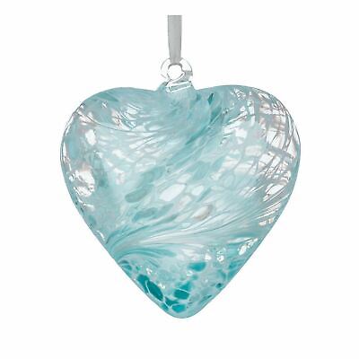 Sienna Glass 8cm Friendship Ball Green and Blue Decorative Ornament Gift Boxed