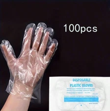 100pcs Disposable Multi-Purpose Gloves - Ideal for Cooking, Cleaning, Food Prep