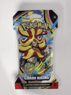 Pokémon Trading Card Game Mega Evolution Chaos Rising Booster SinglePack English