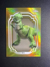 2024 TOPPS CHROME DISNEY #74 REX GOLD REFRACTOR /50