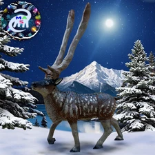Cretan Dwarf Deer – Mountain Crest Morph | Hand Modified 2025 Safari Ltd Figure