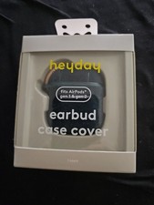 Heyday Earbud Case Cover For AirPods Gen 1 and Gen 2 Black, Brand New.