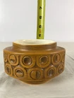 vintage McCoy Scandia Line Brown Tan Planter #30 USA 3.5'' Tall