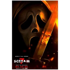 Scream 7 Burn It All Down Movie Poster February 27 2026 Theatrical Release