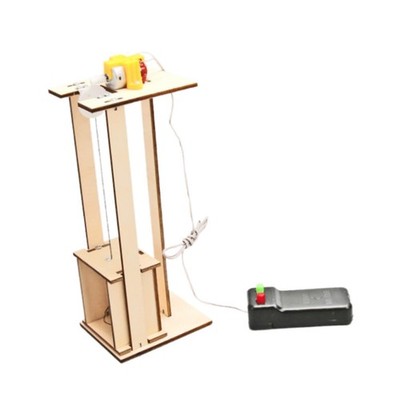 DIY Aufzug Modell Spielzeug Kit Pädagogisches Spielzeug Bauset Verbesserung Feinmotorik