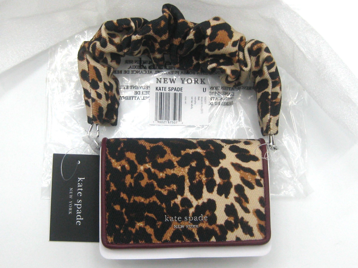 Kate Spade New York Natasha Downtown Leopard Top Handle Bag KM399
