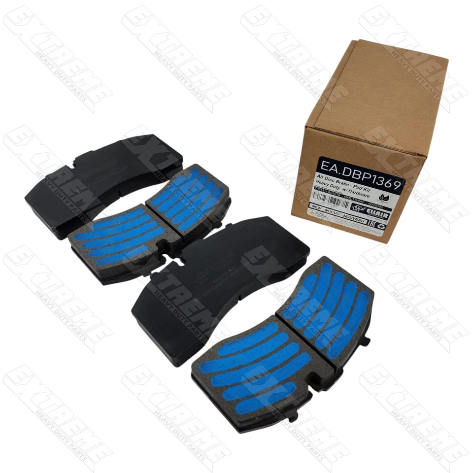 Pastilla de freno de disco de aire EA.1369 OE EQUVALENT 1369 Bendix K129276 y G0571369330 Foto 2 de 4