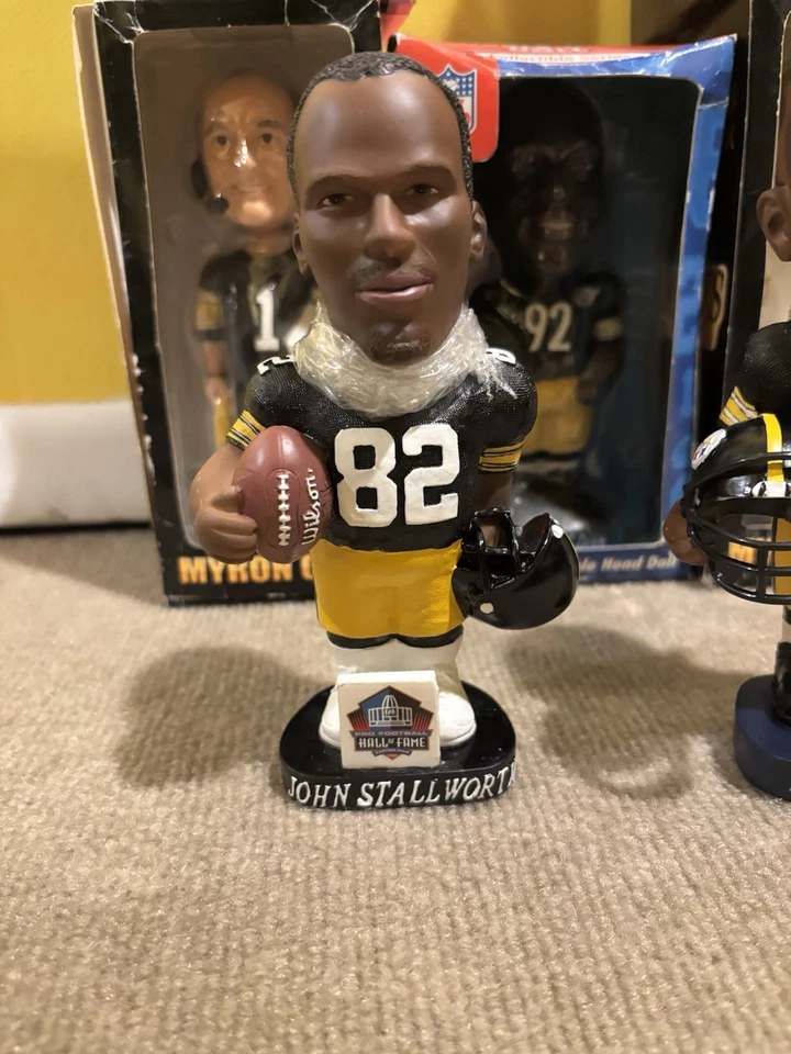 Pittsburgh Steelers Bobbleheads - Myron Cope, Evgeni Malkin, Stallworth y más Foto 4 de 4