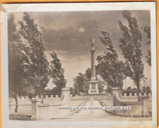 GARDENS AND WAR MEMORIAL MAITLAND NSW 89MM X 72MM PHOTOGRAPH CARD