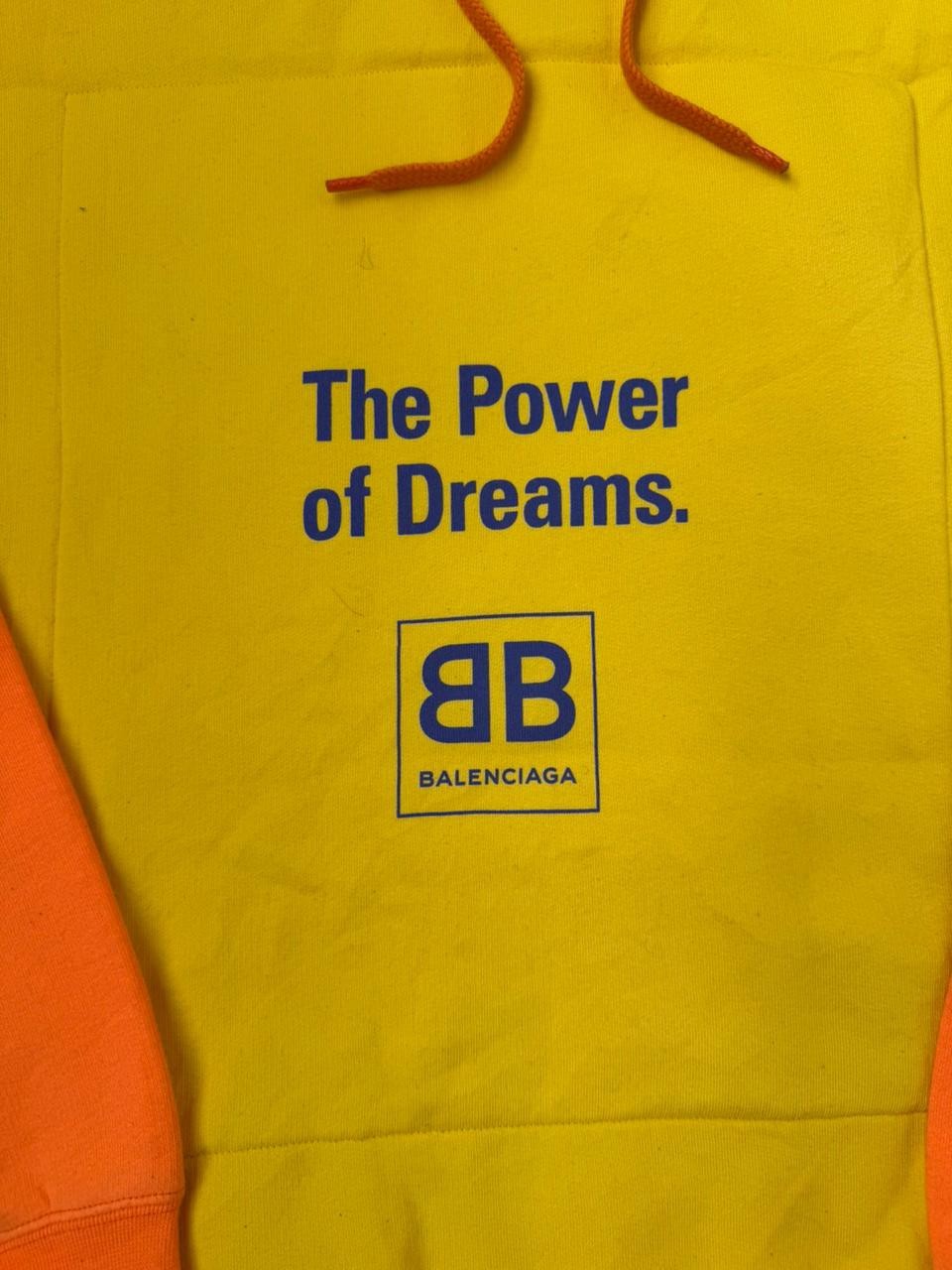 BALENCIAGA " POWER OF DREAMS " HOODIE SIZE S MEN  thumbnail 2