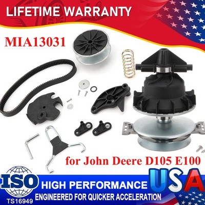 New Driver Kit & Primary Pulley For John Deere Rt400 Repl MIA13031 For D105 E100