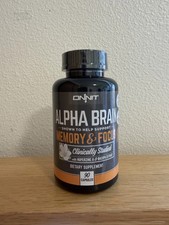 Onnit Labs Alpha Brain Memory Focus Dietary Supplements 90 Capsules Sealed