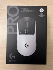 Logitech G PRO X2 SUPERSTRIKE LIGHTSPEED Rapid Trigger Gaming Mouse In Hand 3/4